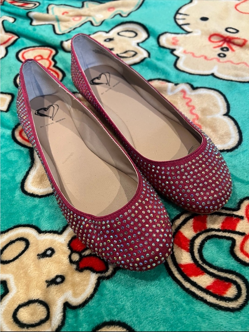 Steve Madden Crystal Flats